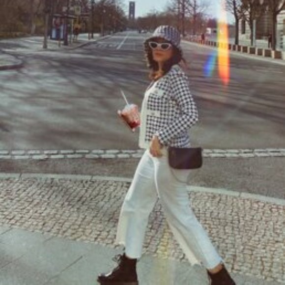 Houndstooth Bucket Hat black - Picture 7 of 11